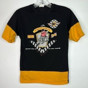 Vintage Trax BMX Champion Tshirt Size M 12/14 Boys